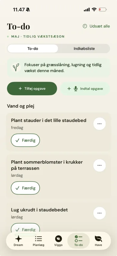 Monthly maintenance plan in Viggo